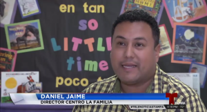 Daniel Jaime's interview by Telemundo was aired as part of the story.