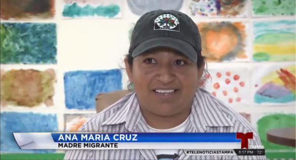 Ana Maria Cruz, farmworker parent, shares in the interview how La Familia center has helped her children. 